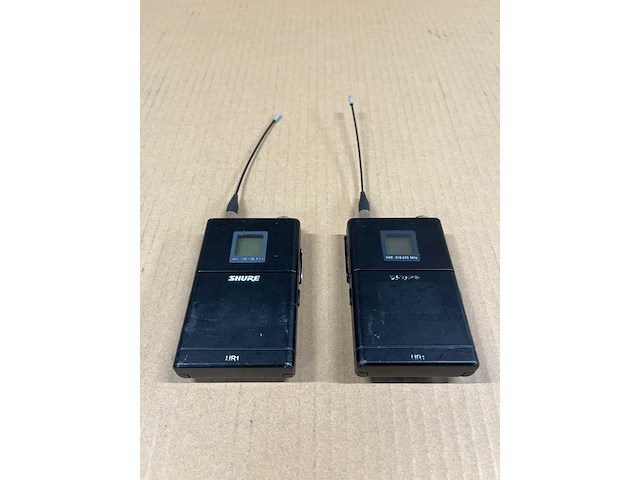 Shure ur4d-h4e 2ch wireless receiver set (518-578mhz) - afbeelding 12 van  14