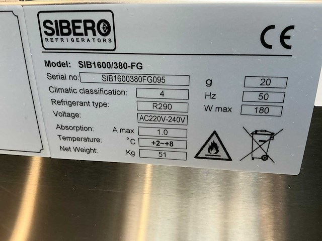 Sibero sib1600 saladette - afbeelding 7 van  7