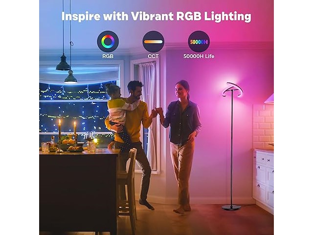 Sibrille rgb vloerlamp - afbeelding 2 van  5