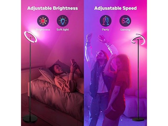 Sibrille rgb vloerlamp - afbeelding 4 van  5