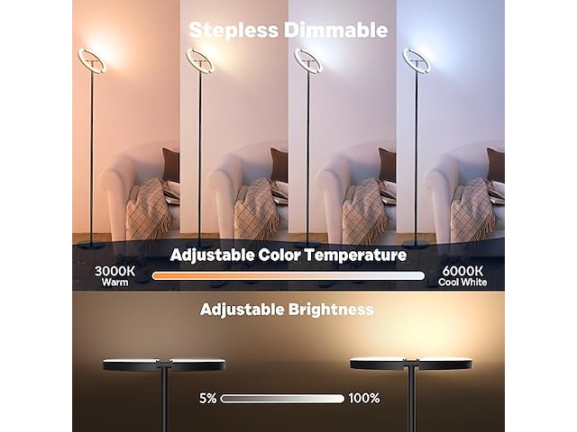 Sibrille rgb vloerlamp - afbeelding 5 van  5