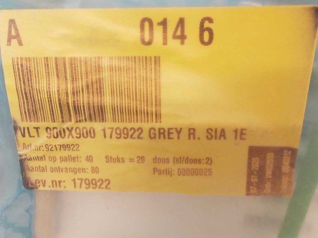 Sichenia block grey mat 90x90 cm tegel 9,72 m² - afbeelding 7 van  7