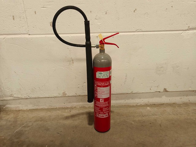 Sicli - - co2 blusser - fire extinguisher (5x) - afbeelding 10 van  10