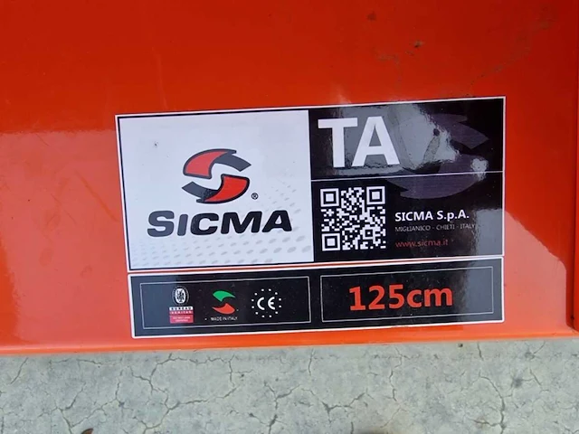 Sicma - ta125 - klepelmaaier - afbeelding 3 van  3