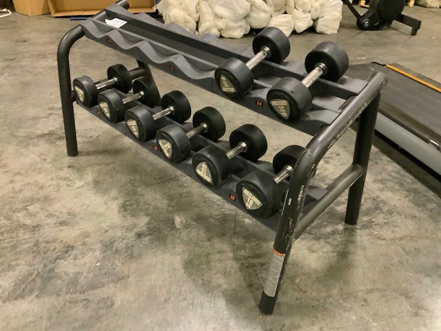 Sidea dumbells met rek 12;14;16;18kg set krachtstation - afbeelding 3 van  3