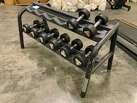 Sidea dumbells met rek 12;14;16;18kg set krachtstation - afbeelding 3 van  3