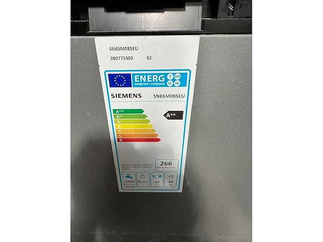 Siemens - sn65m085eu - a++ - hot plates - afbeelding 2 van  2