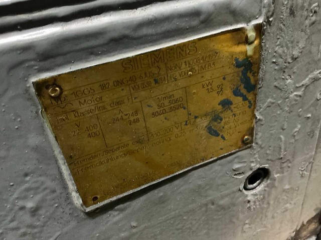 Siemens 1gg5 182 dc-motor - afbeelding 4 van  4