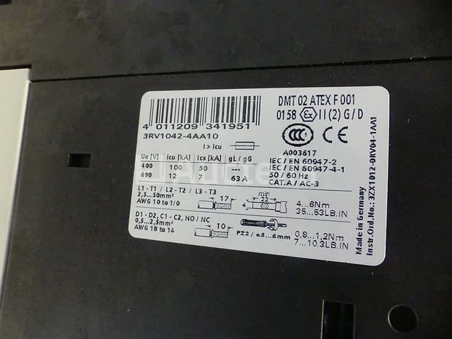 Siemens 3rv1 zekeringkit - afbeelding 9 van  10