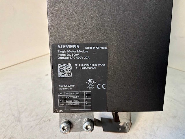 Siemens 6sl3120-1te23-0aa3 single motor module - afbeelding 3 van  8