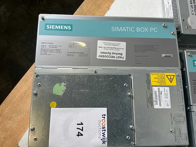 Siemens box pc simatic ipc627c industriële computer (3x) - afbeelding 3 van  9