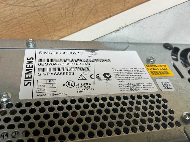 Siemens box pc simatic ipc627c industriële computer (3x) - afbeelding 5 van  8
