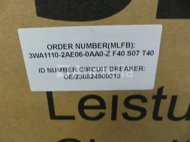 Siemens circuit breaker - 3wa1110-2ae06-0aa0 - afbeelding 6 van  7