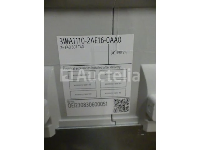 Siemens circuit breaker - 3wa1110-2ae16-0aa0 - afbeelding 6 van  7