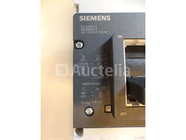 Siemens circuit breaker - vl400 - afbeelding 3 van  7
