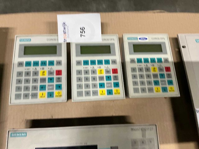 Siemens coros op5-a1 bedieningspaneel (3x) - afbeelding 1 van  2