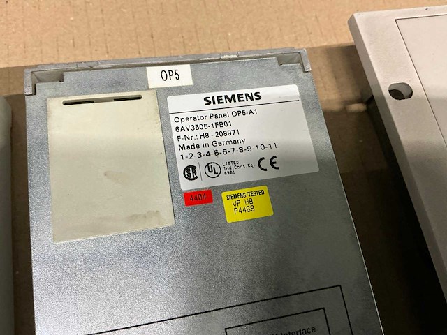 Siemens coros op5-a1 bedieningspaneel (3x) - afbeelding 2 van  2