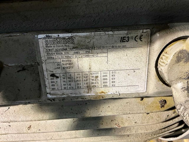Siemens elektromotor (2x) - afbeelding 3 van  6