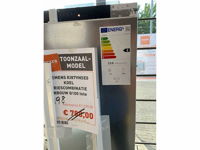 Siemens ki87vnse0 inbouw combi-koelkast - afbeelding 4 van  7