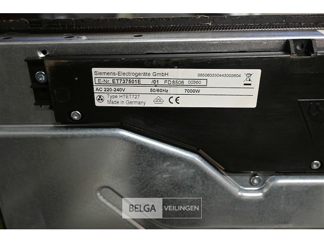 Siemens kookplaat - afbeelding 5 van  5