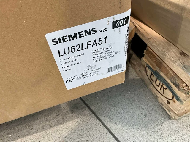 Siemens lu62lfa51 afzuigkap - afbeelding 3 van  3