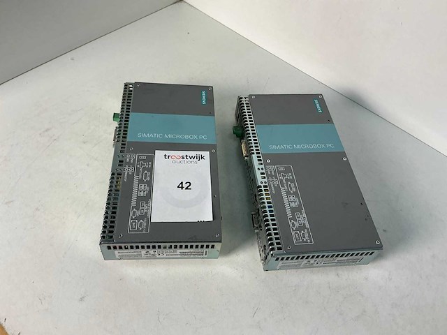 Siemens microbox pc simatic ipc427c industriële computer (2x) - afbeelding 2 van  7
