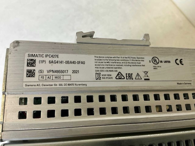 Siemens microbox pc simatic ipc427e microbox pc (2x) - afbeelding 8 van  8