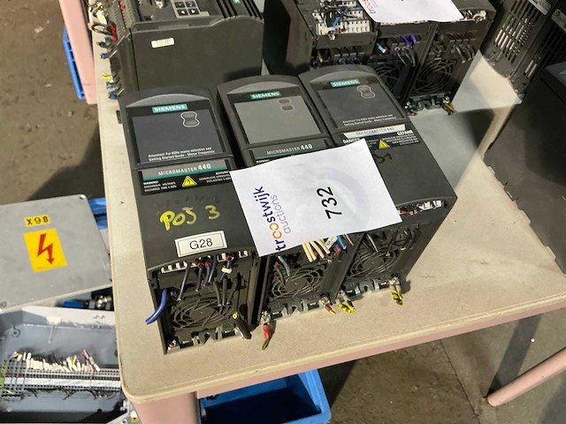 Siemens micromaster 440 frequentieregelaar (3x) - afbeelding 1 van  4
