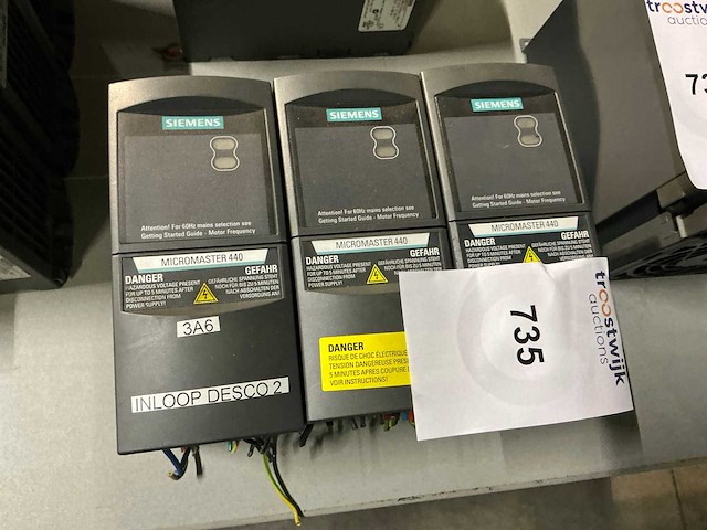 Siemens micromaster 440 frequentieregelaar (3x) - afbeelding 2 van  3