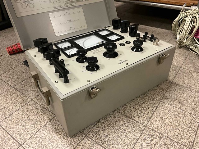 Siemens ms 507/1 e vintage power measuring set - afbeelding 2 van  9