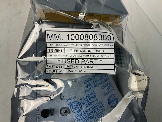 Siemens sav21 industriële thyristor regelmodule - afbeelding 6 van  6