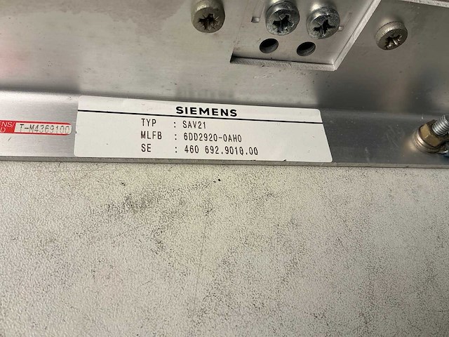 Siemens sav21 industriële thyristor regelmodule - afbeelding 5 van  6