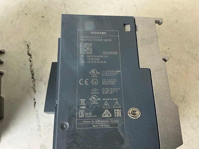 Siemens scalance xc216-4c g industrial ethernet switch (2x) - afbeelding 8 van  8