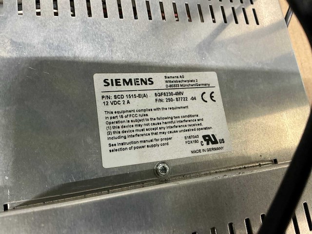 Siemens scd1515 monitor - afbeelding 5 van  6