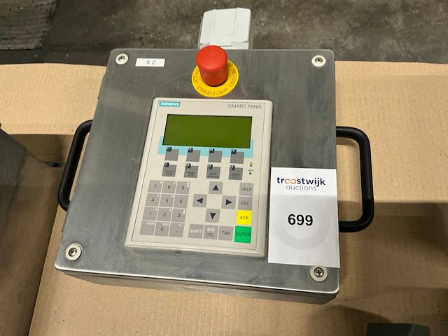 Siemens simatic bedieningspaneel - afbeelding 1 van  2