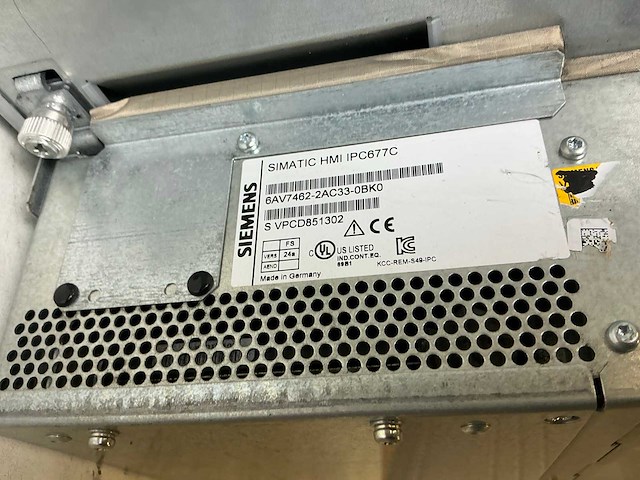 Siemens simatic hmi ipc677c bedieningspaneel - afbeelding 4 van  5