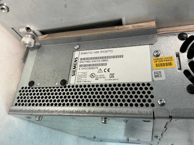 Siemens simatic hmi ipc677c bedieningspaneel - afbeelding 5 van  7
