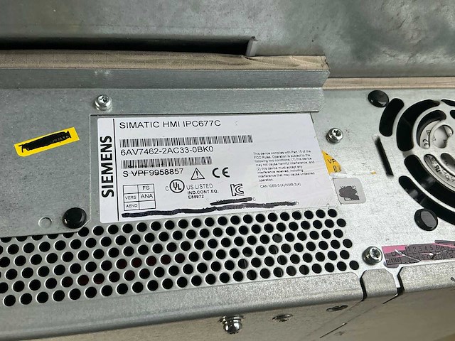 Siemens simatic hmi ipc677c panel pc - afbeelding 5 van  5