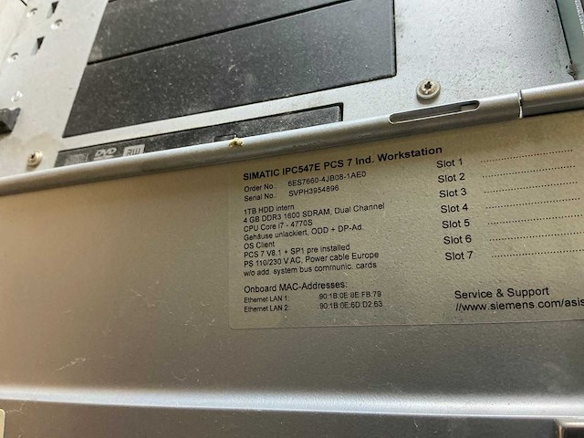 Siemens simatic ipc547e pc rack - afbeelding 5 van  7