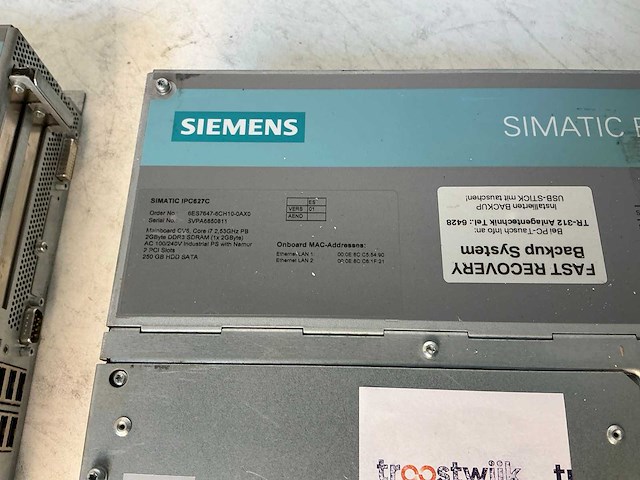 Siemens simatic ipc627c box pc (2x) - afbeelding 5 van  7