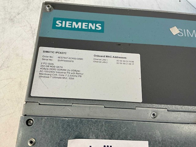 Siemens simatic ipc627c box pc (2x) - afbeelding 7 van  9