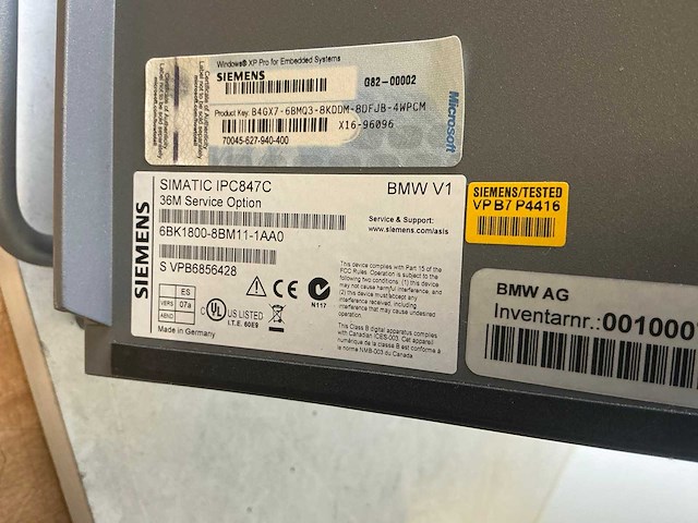 Siemens simatic ipc847c pc rack - afbeelding 7 van  8