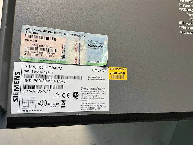 Siemens simatic ipc847c pc rack - afbeelding 6 van  9