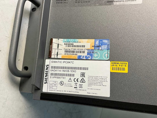 Siemens simatic ipc847c pc rack - afbeelding 7 van  10