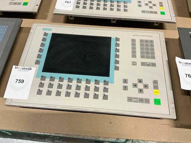 Siemens simatic mp270b key-10’’ tft bedieningspaneel - afbeelding 1 van  4