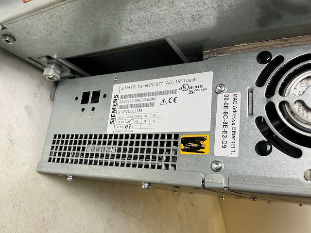 Siemens simatic panel pc 677 bedieningspaneel - afbeelding 6 van  6