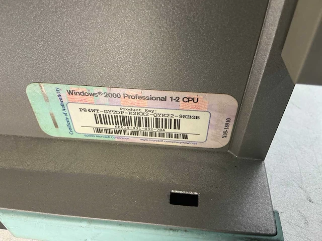 Siemens simatic pg 6es7750-0aa10-0fb0 industriële programmeer-laptop - afbeelding 8 van  11