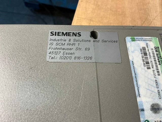 Siemens simatic pg industriële programmeer-laptop - afbeelding 8 van  10