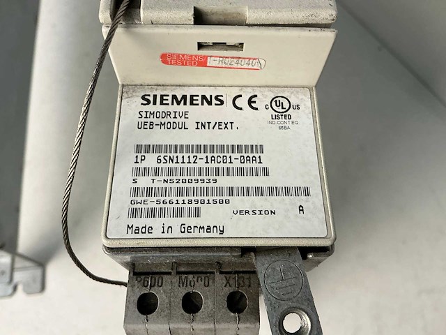 Siemens simodrive 6sn1112-1ac01-0aa1 ueb module (2x) - afbeelding 5 van  8