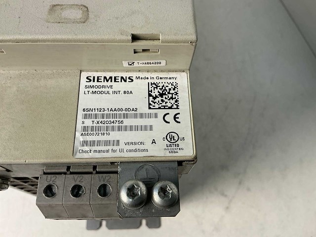 Siemens simodrive 6sn1123-1aa00-0da2 lt module - afbeelding 3 van  6